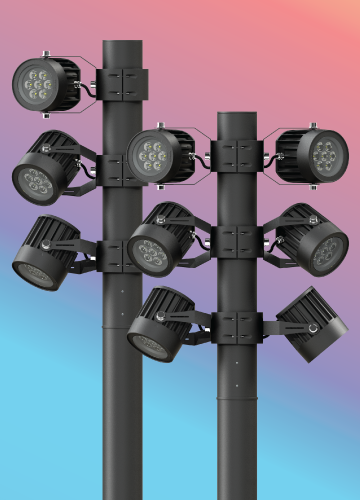 Click to view Ligman Lighting's Odessa Cluster Column (model UOD-21XXX).